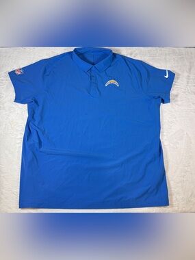 Nike Los Angeles Chargers NFL Men’s 3XL Blue Performance Polo Shirt